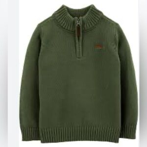 Carter’s 24 months olive green 1/4 zip sweater